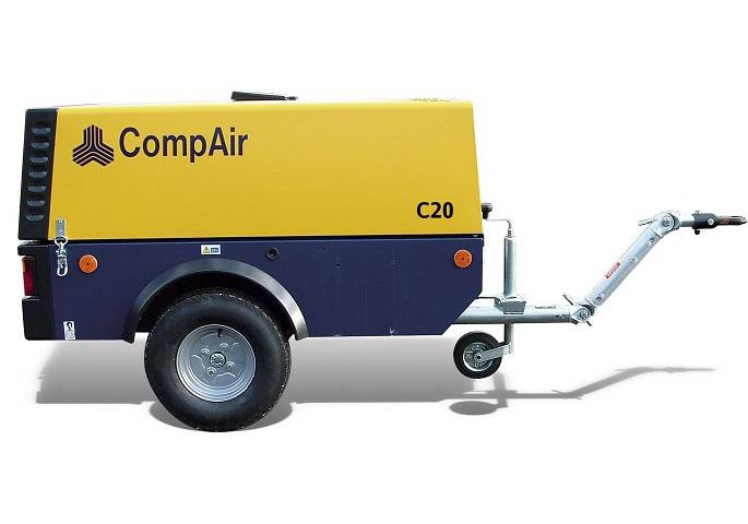 Pokretni građevinski kompresor CompAir C20